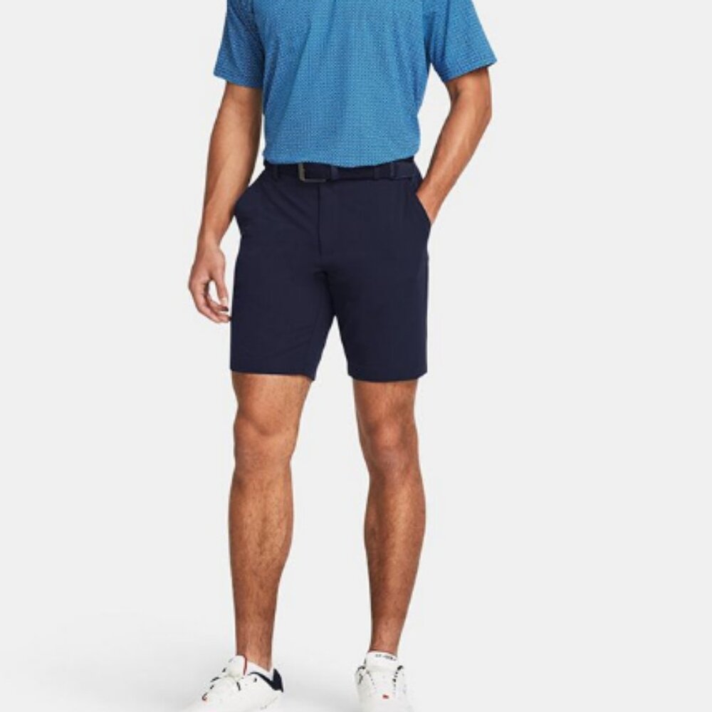 HOLLISTER Shorts Men’s Navy Blue - Flat Front Shorts 9" - Size 26